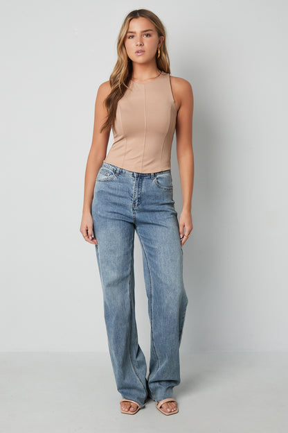Damen Top Ärmellos Einfarbig | Nylon | Mehrfarbig