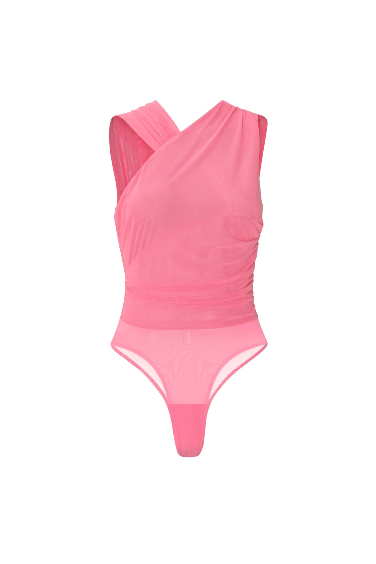 spandex formkörper-bodysuit ein-schulter-design kontur-fit