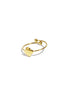 Damen Ring Kleeblatt Blüte | Edelstahl | Goldfarbe & Silberfarbe