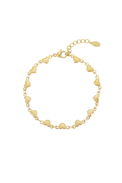 Armband mit mehreren Herzen