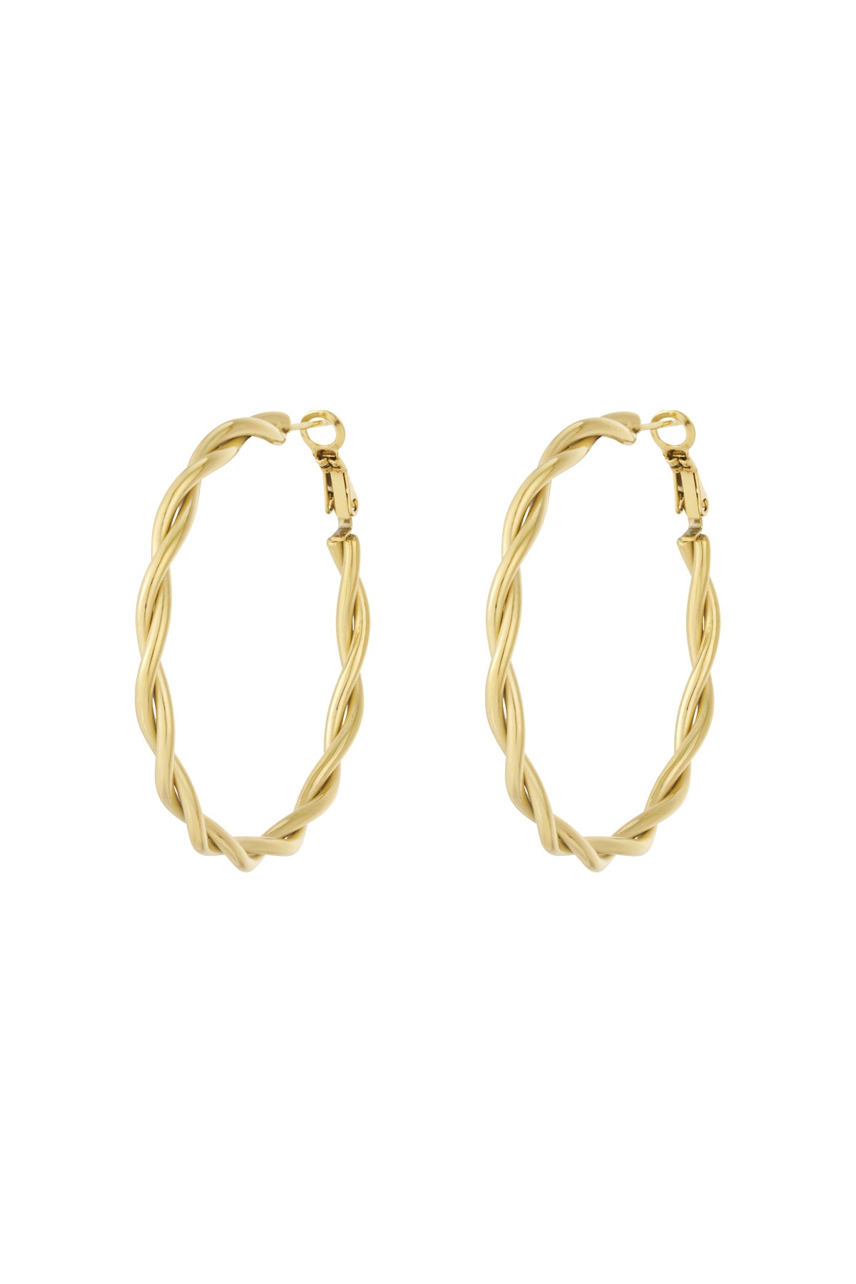 damen creolen kreis | edelstahl | gold & silber