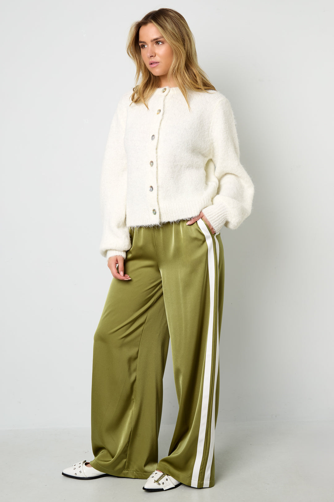 Damen Hose Lela Streifen | Polyester | Mehrfarbig