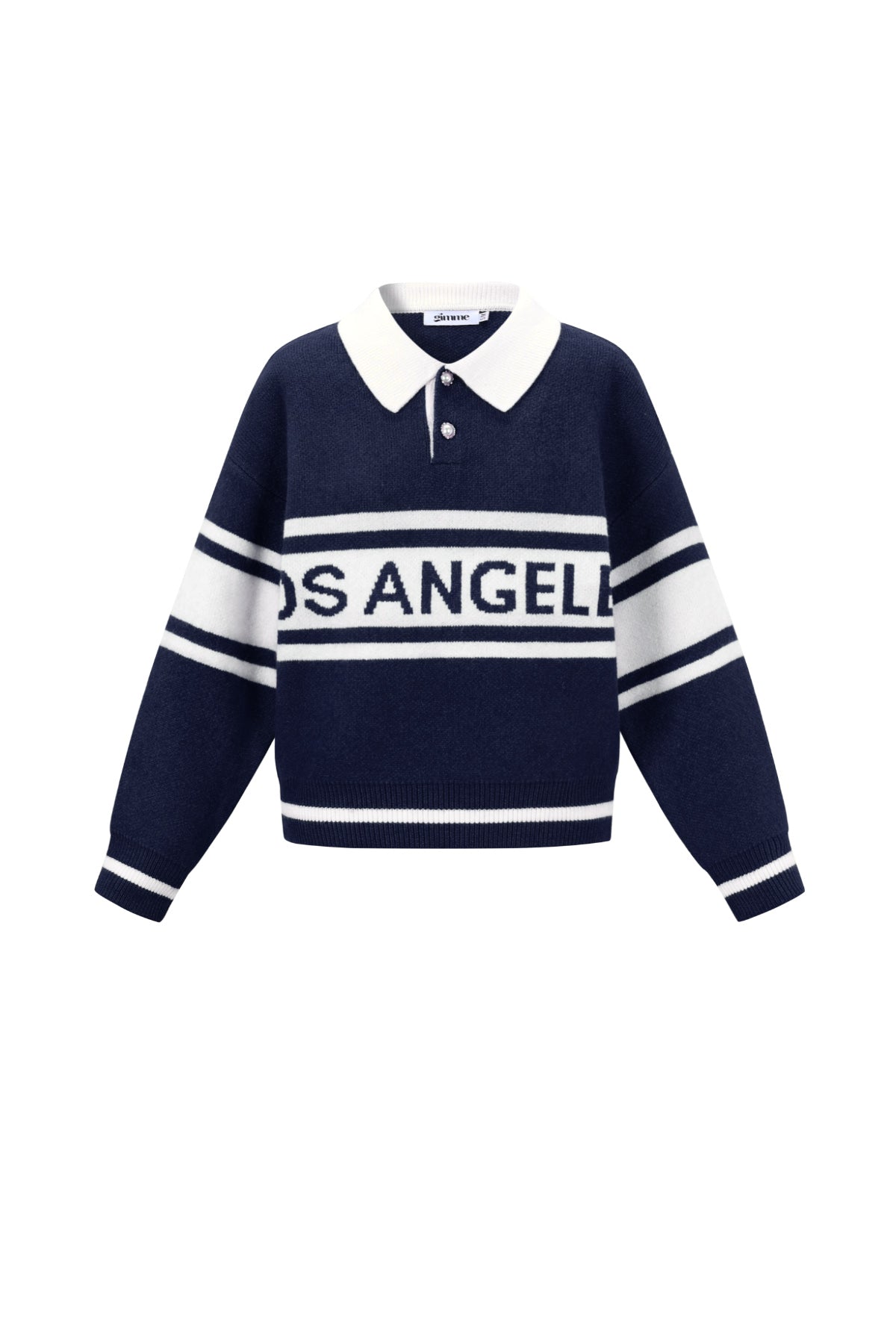 Damen Pullover Sporty Letters | Polyester | Mehrfarbig