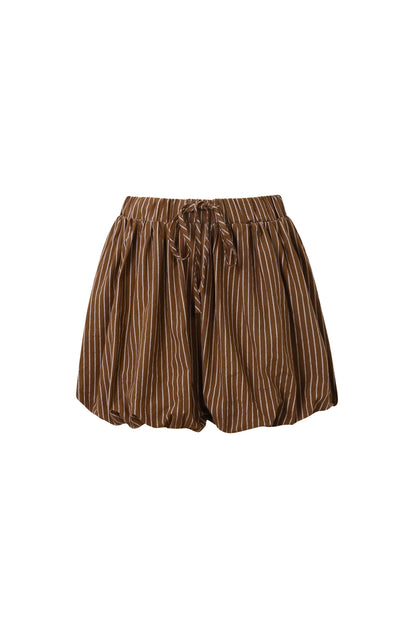 Damen Shorts Streifen | Baumwolle | Mehrfarbig
