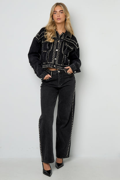 Damen Hose Classic | Baumwolle | Schwarz