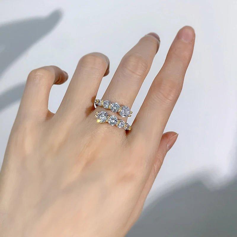 finityzonefunkelndes moissanite - ring - eleganz für jeden anlass